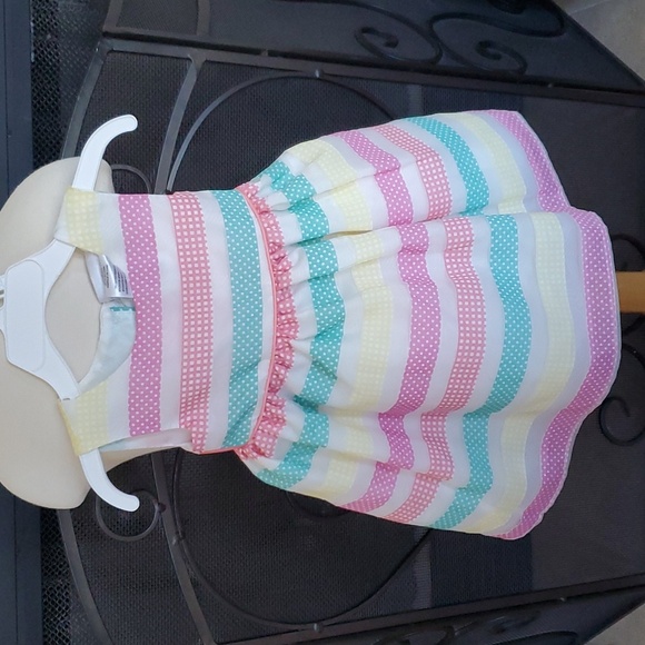 Baby Toddler Blueberi Blvd Striped Party Dress Shrug Size 12 mo 24 mo 2T 3T NWT - Picture 2 of 4